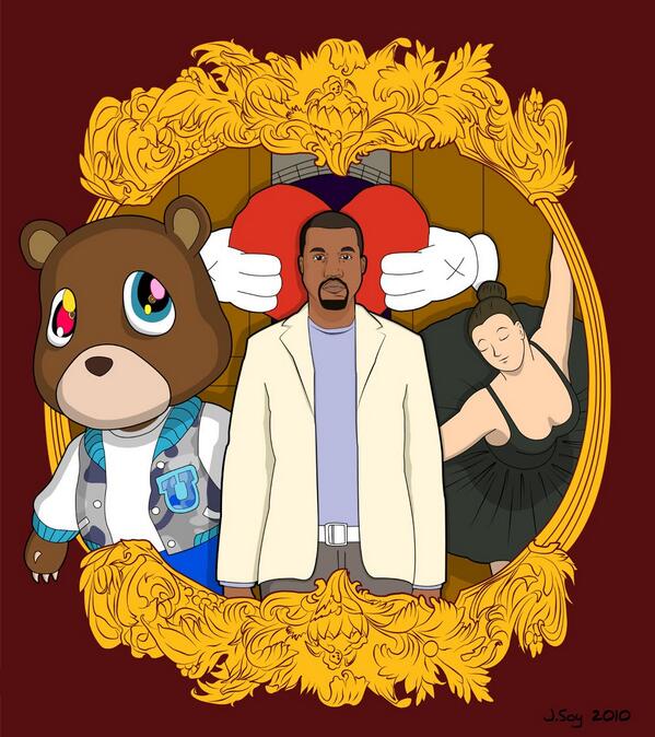 EveryKanyeDay's tweet photo. Fan artwork #EVERYTHINGKANYE #COLLECTION http://t.co/MunsQiwkLM