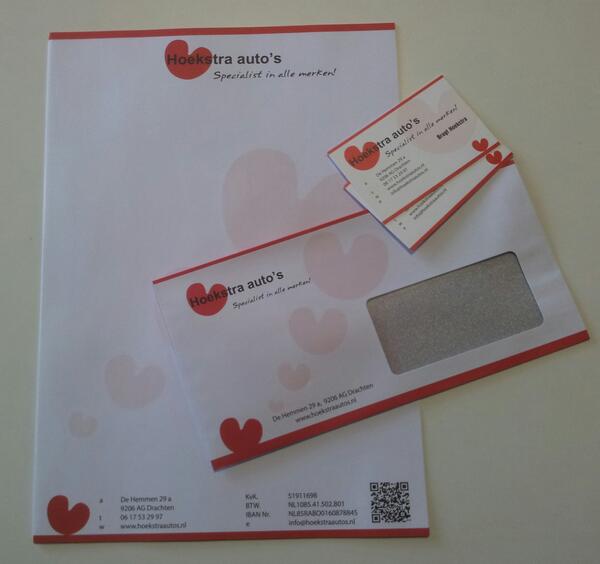 uartreclame's tweet photo. Nieuwe huisstijl en drukwerk van Hoekstra auto's http://t.co/DmtEGxdKgg