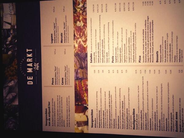 De nieuwe #menukaart ligt vanaf vanavond voor je klaar! Kom snel #proeven!