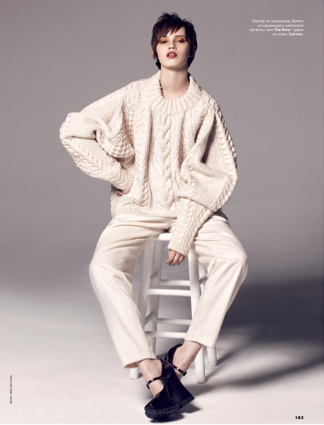 THEROW's tweet photo. The Row Fisherman Sweater, Featured In @AllureRussia http://t.co/VVNNVC2tyf