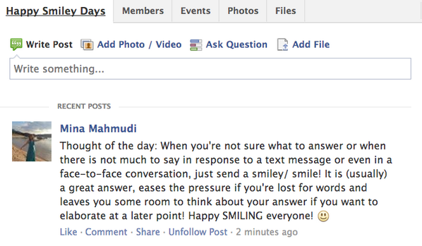 minamahmudi's tweet photo. #toughtoftheday: Not sure what to answer? Not much left to say to a text or face2face? Just send a smiley/smile! :) http://t.co/chSbxeeSSp