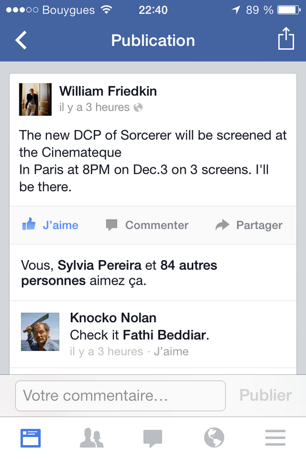 Hell yeah ! :p
Cc <a href="/WilliamFriedkin/">William Friedkin</a>