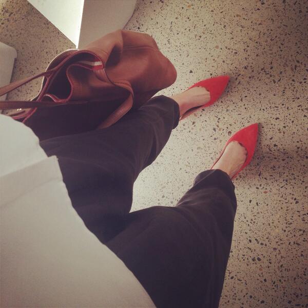 FeatherstonePR's tweet image. It's a red shoe kinda day #happyhumpday