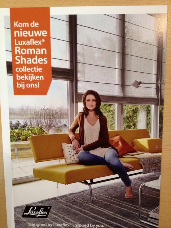 DecoHomeHuls's tweet photo. Voor elk raam een passende oplossing. Nieuwe #luxaflex vouwgordijnen collectie. Kijk-verbaas je-bestel-geniet! http://t.co/wQrmyGX3m9