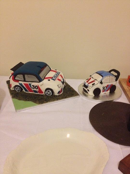Stephens 30th birthday today and here’s his cake #FocusWRC 🎉