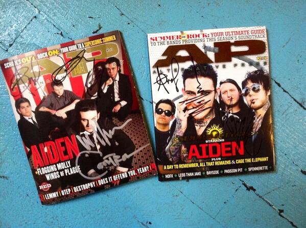 AltPress's tweet photo. #RevelWithoutACause bands are stopping by 2day! To win this @williamcontrol #APTriviaTue prize answer the next tweet http://t.co/EvzzPQycfi