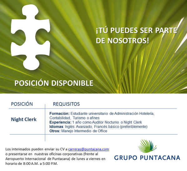 Vacante disponible...