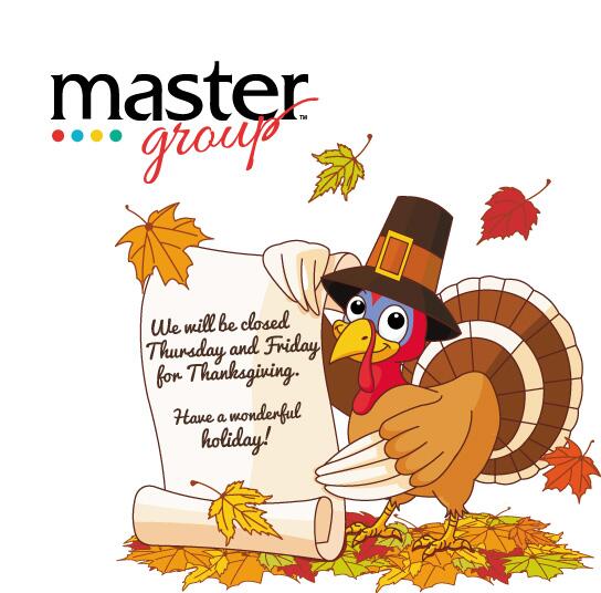 MasterPrintGrp's tweet image. We will be closed Nov 28-29 to spend time with our families and express our thankfulness.