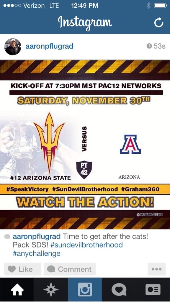 Devils_Detail's tweet image. RT @aaronpflugrad: Time to get after the cats! Pack SDS! #sundevilbrotherhood #anychallenge