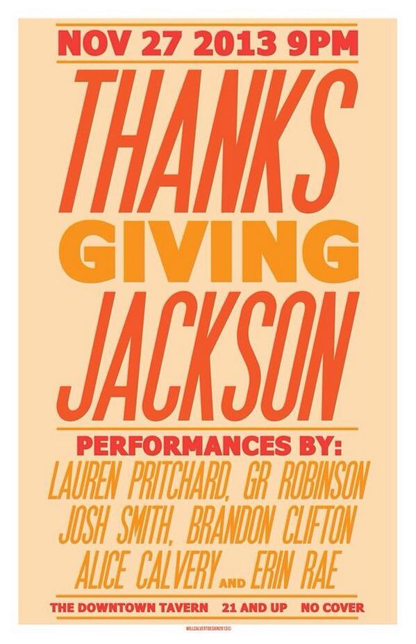 WCalvertDesign's tweet photo. Great show tomorrow @downtowntavern http://t.co/gRNM3vDCom