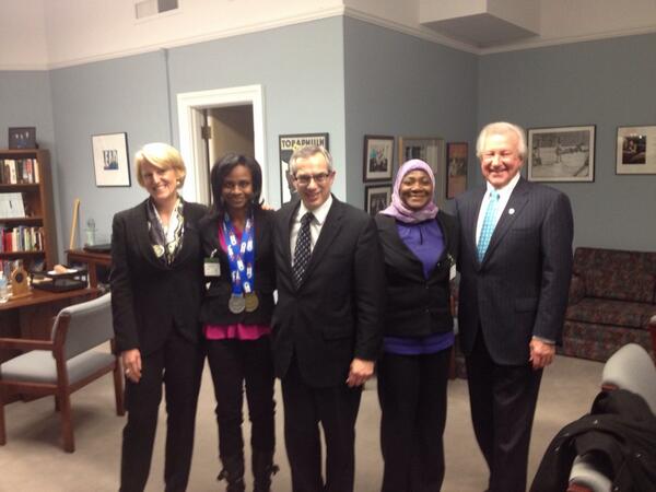 <a href="/TonyclementCPC/">The Hon. Tony Clement</a> thanks so much for meeting with us today. Great shot of the team with <a href="/SOOntario/">Special Olympics Ontario</a> athlete Monique!