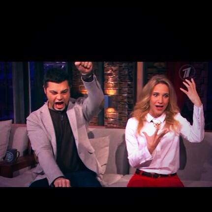 ARTEM_KLYUSHIN's tweet image. В #ВечернийУргант узнал - @juliakovalchuk &amp;amp; @AlexChumakoff любят фильмы ужасов и даже готовятся выпустить свой !