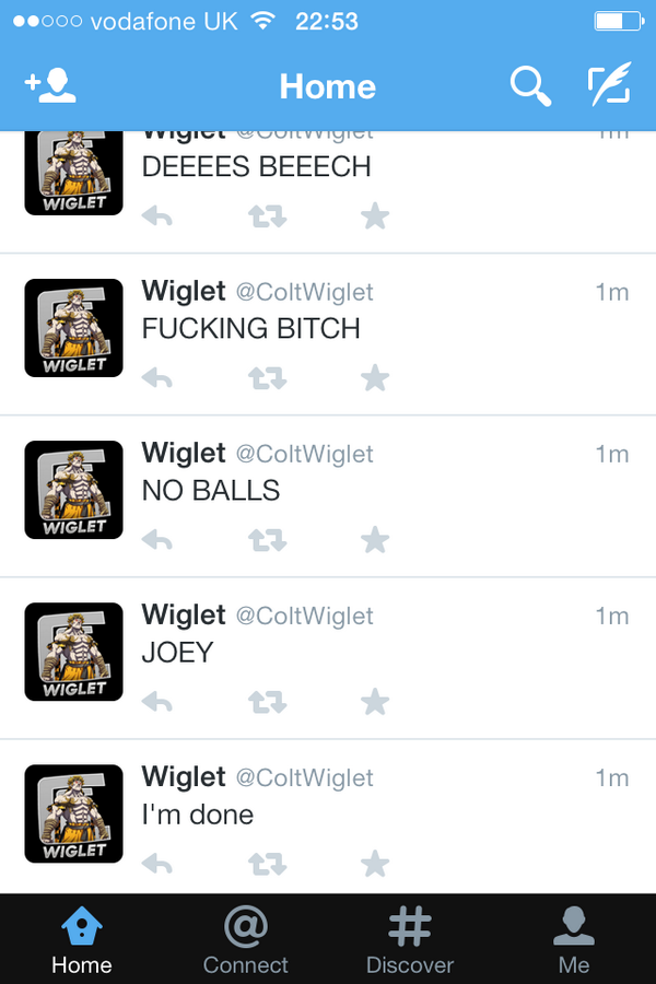 vDestolate's tweet image. Are you ok? @ColtWiglet