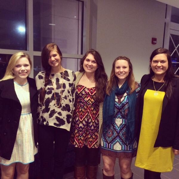 Congratulations to our Kappa Delta ladies being inducted to the Order of Omega Greek Honor Society!