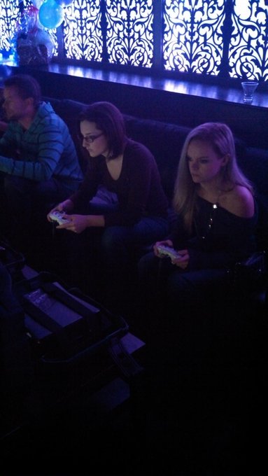 Playing COD in a #nightclub during the day haha Here for a fundraiser :) #silentauctionsarefun http://t<a href="/tag/nightclub"class="tags">#nightclub</a><a href="/tag/silentauctionsarefun"class="tags"><span>#silentauctionsarefun</span></a>