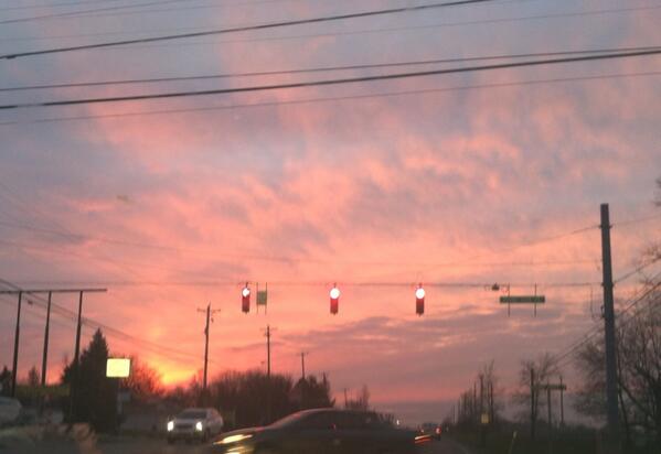 Gorgeous drive home