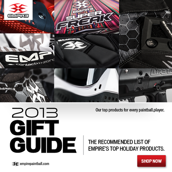 empirepaintball's tweet photo. Empire Holiday Gift Guide - Got to http://t.co/pekXgP0022 for more! #empire #paintball #holiday #giftguide http://t.co/to7Sdqob7O