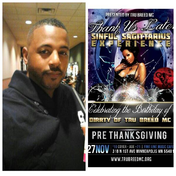 trubreedmc's tweet image. #atg #trubreedmc #sinful #Sagittarius #sagit#pre thanksgiving party.
