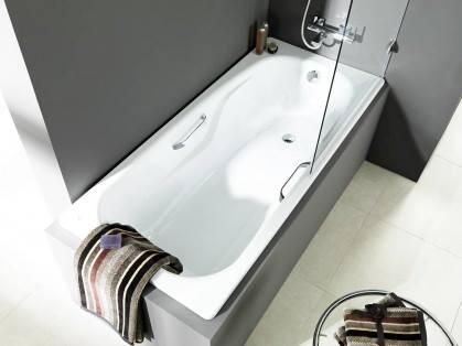 Ceramicas_E's tweet image. #SYSTEMPOOL, #Bañera de #acero #esmaltado, con #manetas de ABS #cromado.  #CERÁMICASEXCLUSIVAS.