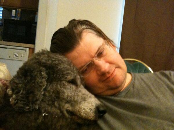 PoodleShark's tweet image. Thankful for the unconditional love our baby gives. Which is why adopt! #BlogPawsChat #ThankfulForPets