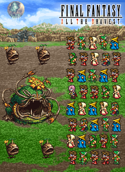 siiwa's tweet photo. FINAL FANTASY ALL THE BRAVEST is here! An easy-to-play adventure with massive battles awaits! #FF_ATB http://t.co/JT1SMoOXGf