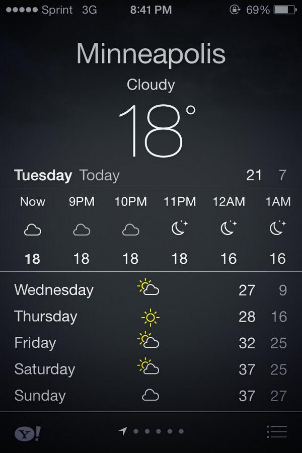 TallWhiteClumsy's tweet photo. Yep. It's gonna be a cold visit to the Midwest. http://t.co/Ky9dp4rTa9