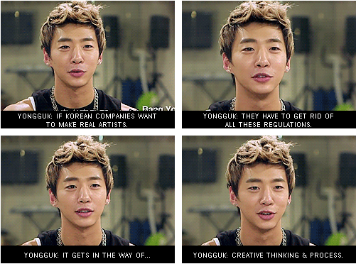 damchew's tweet photo. a round of applause for yongguk http://t.co/80I3UUCITA