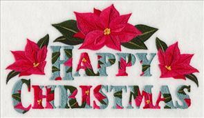 xposedigitizing's tweet image. Floral patterns give unique beauty and appeal to traditional Christmas greetings. #xposedigitizing