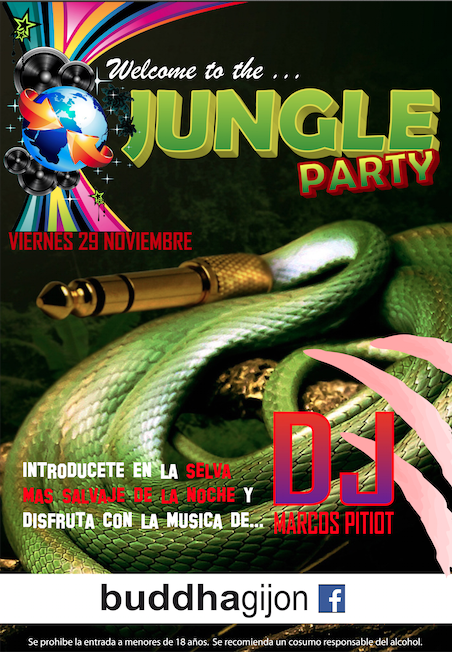 BuddhaGijon's tweet photo. Jungle Party en @BuddhaGijon con Dj Marcos Pitiot, bienvenidos a la fiesta más salvaje.....#buddhagijon #jungleparty http://t.co/QfVER7JNHW