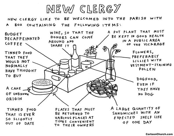 Daily cartoon: New clergy - how they like to be welcomed into the parish cartoonchurch.com/content/cc/new…