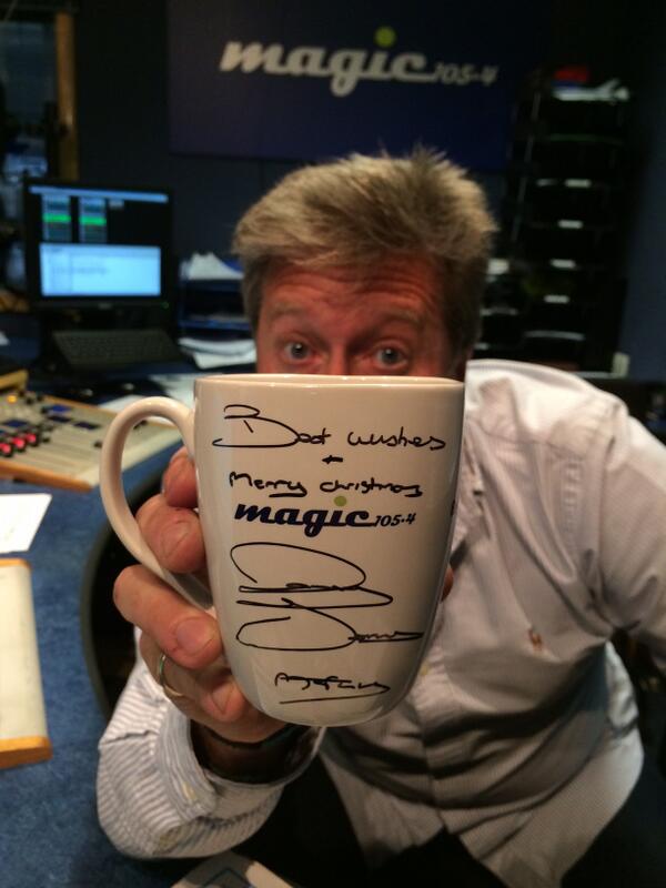 Win a signed and personalised @tommcfly Magic mug! Follow us and RT this tweet to enter! Closes at 8am 28/11/13.