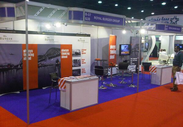 Burger_Group's tweet photo. An impression of our stand #Trans4Qatar #Doha http://t.co/NAHB44z6Pi