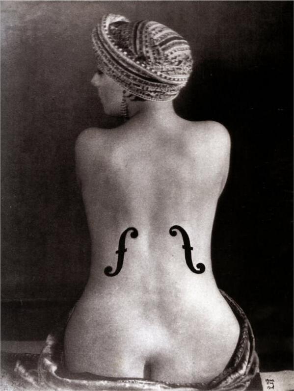 gasimkim's tweet photo. "Ingre's Violin" (1924), Man Ray - Dadaísmo https://t.co/md2MyXMcHx