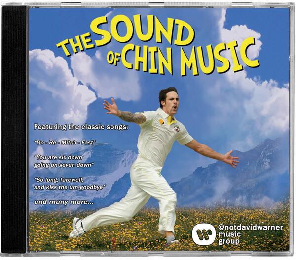 'Gabba Test star @MitchJohnson398 has released an album dedicated to the England batting line-up. #Ashes