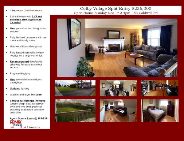 ChangeStartsNow's tweet photo. Looking for a house in Cole Harbour? Check out this one. #Halifax #NovaScotia #dartmouth http://t.co/0WnHprUnYX … http://t.co/7LjsgP8eF5