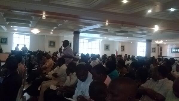 Mwakilishi wa Zanzibar Youth Forum akichangia kuhusu masuala ya muungano. #Katiba #Azaki