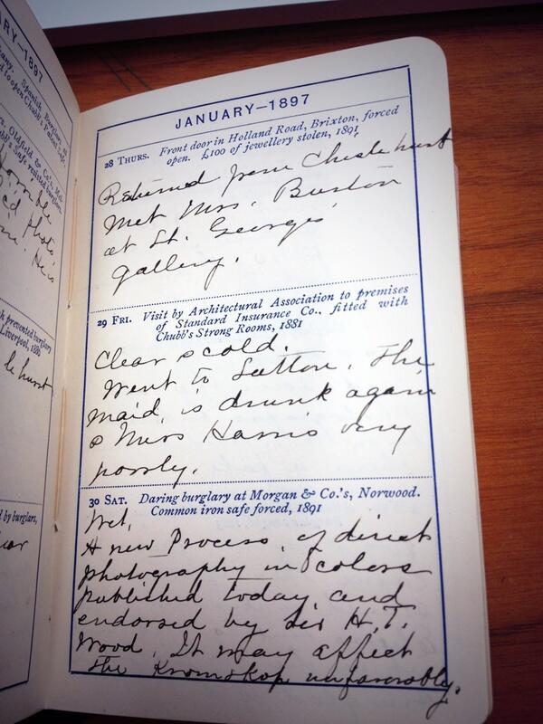 MegRosenburg's tweet image. 1/29/1897: &quot;The maid is drunk again...&quot; Several days later: &quot;New maid named Sarah.&quot; #correlationorcausation