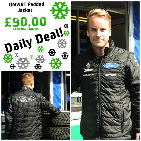 PCUKStore's tweet image. Check out today's @OfficialWRC DAILY DEAL a @QMWRT Padded Jacket £90.00 RRP £120.00! #WRC
wrcclothing.com/products?f%5B0…