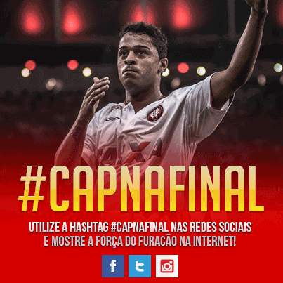 AthleticoPR's tweet photo. Utilize a hashtag #capnafinal nas redes sociais e mostre a força do Furacão na internet. http://t.co/X2dvltVhII