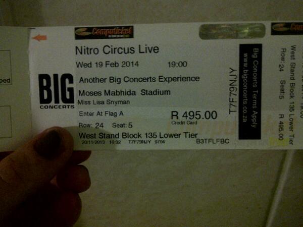 MeliNicholson's tweet photo. Yay!! A lil Xmas prezi for myself !! Whoop whoop!! Hellz yeh :D @nitrocircuslive http://t.co/b5V4YVasCo