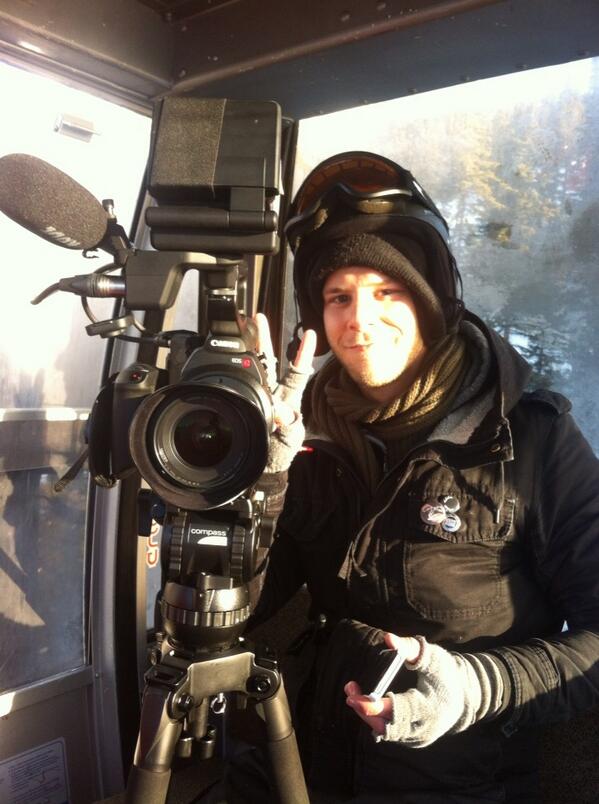 dujohnleslie's tweet photo. Filming w/ @jakechirico and @adaptiverider for a @CanadianTire promo video! #hollywood #roadtosochi #support http://t.co/uJ1JYUMYuB