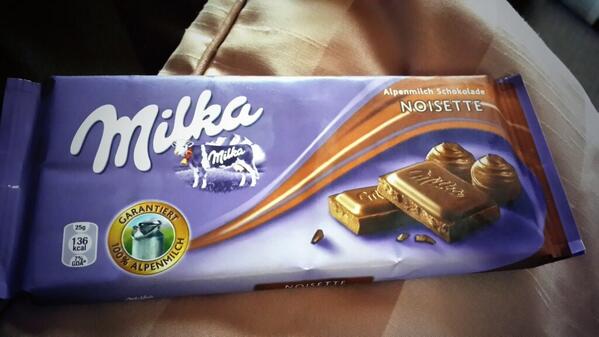 SSteinbinder's tweet photo. The best treat to make you feel better... #chocolate #Milka http://t.co/fmyn7YmY3z