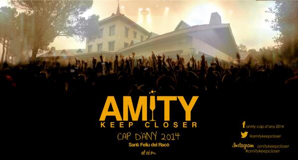 amitykeepcloser's tweet photo. Si tens ganes de passar un Cap d'Any selecte i acompanyat de la teva gent, no dubtis en triar-nos! #amitykeepcloser http://t.co/nUfKArAs3I