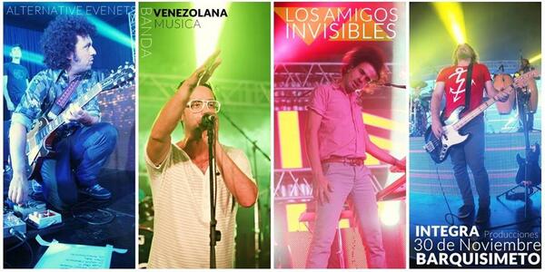 Al_events's tweet photo. Los Amigos Invisibles en Barquisimeto este sábado 30 de Noviembre enl C.C. Arena Plaza. #GozaderaTota @IntegraProd http://t.co/cppANw2YKZ
