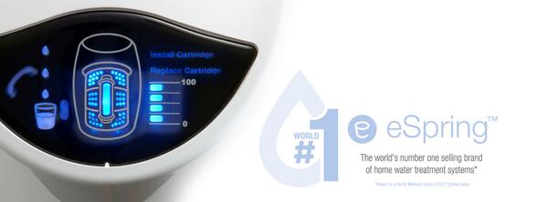 THANK YOU! eSpring is now the world's largest-selling brand of home water treatment systems bit.ly/1iOY5aS