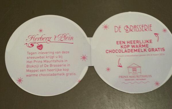 Ja, de 1e sneeuwbal is binnen! <a href="/gastinonzeregio/">gast in onze regio</a> 
Helemaal 'blij'  #delen #verbinden #gast #sneeuwbaleffect