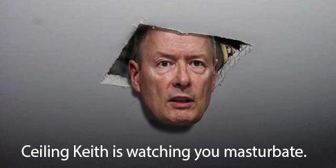 Kallisti's tweet photo. #CeilingKeith Let's make him trend! \o/ #NSA #Snowden http://t.co/kKKVvxSe5s