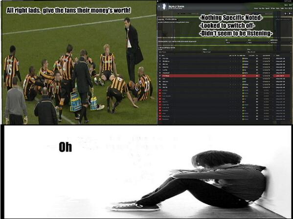 fmscout's tweet image. 1st day of the season. You walk in the dressing room, ready to give a passionate team talk... fmscout.com/a-bad-pep-talk…