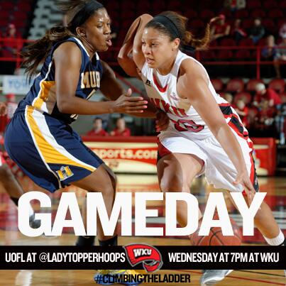 WKUSports's tweet image. It's GAMEDAY! @LadyTopperHoops takes on @UofLWBB at 7pm #Whiteout #ClimbingTheLadder