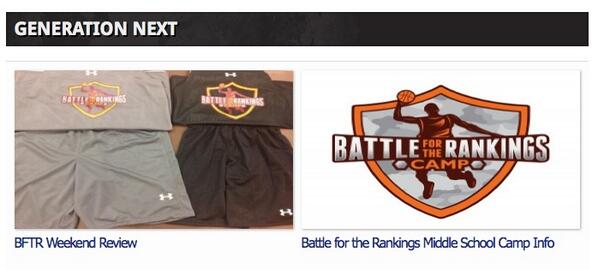earnyourranking's tweet photo. Remember to tweet your #BattleForTheRankings experiences so we can share. BFTR on the front page of @SourceHoops now! http://t.co/Kug5i2LnSc